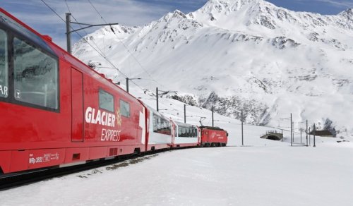 Glacier express train